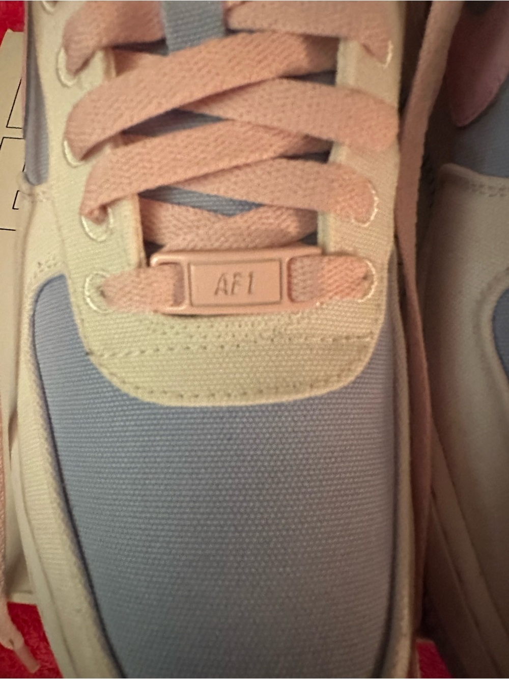 Nike Women's Low-Top Sneakers in Pale Pink & Light Blue - Picture 8 of 8